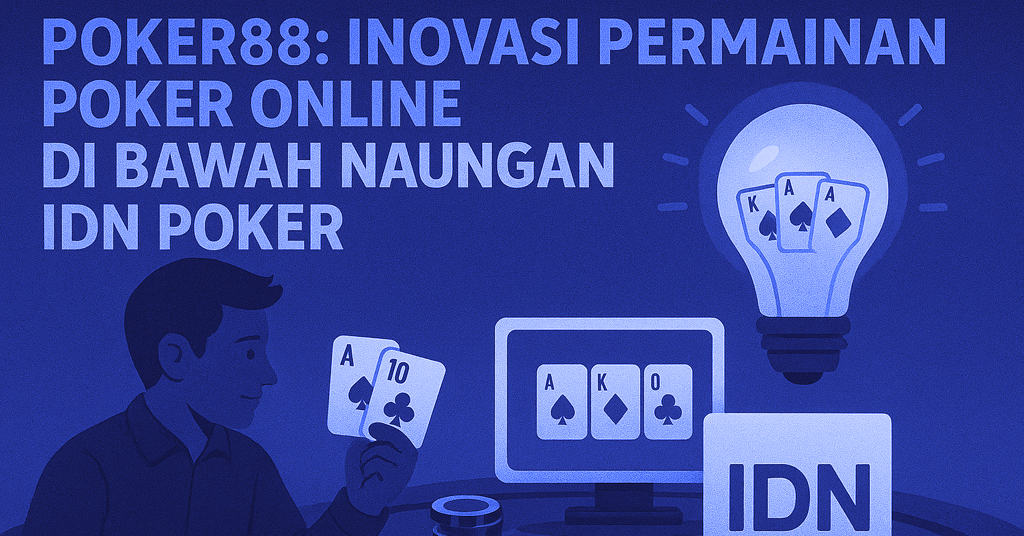 Poker88 Inovasi Permainan Poker Online di Bawah Naungan IDN Poker